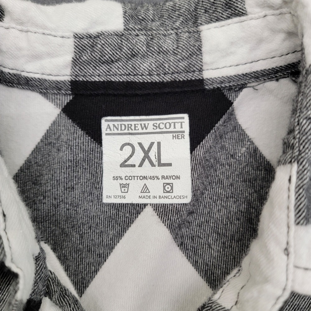 Dolly Parton Upcycled Flannel Shirt In Dolly We Trust Fits Womens Large Plaid - Picture 7 of 7